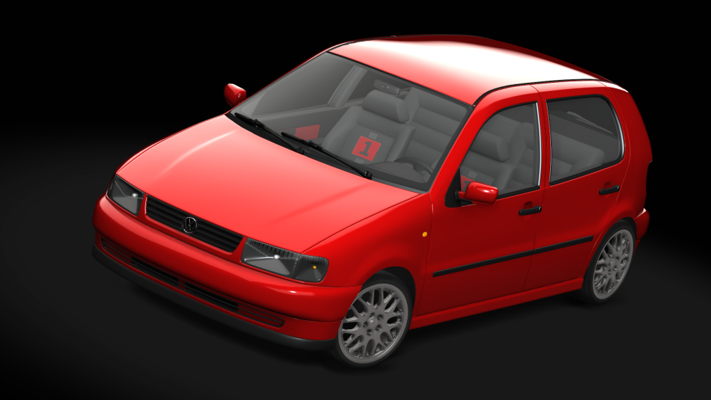 Volkswagen Polo 6N, skin Red