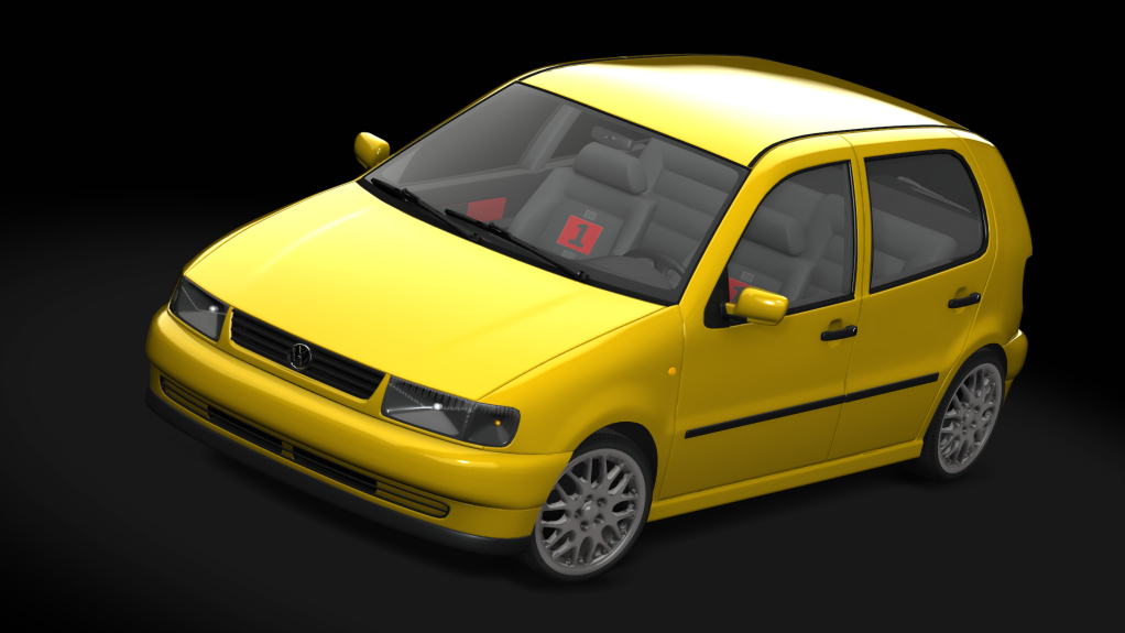 Volkswagen Polo 6N, skin Yellow