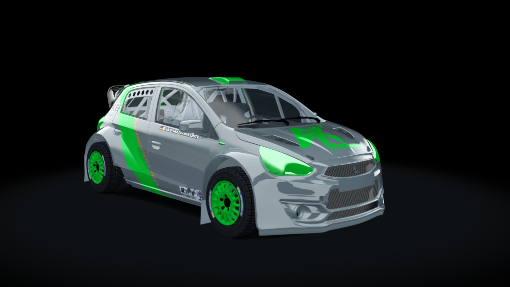 Mitsubishi Mirage RallyCross 2B, skin Elias Kunte AX-Online