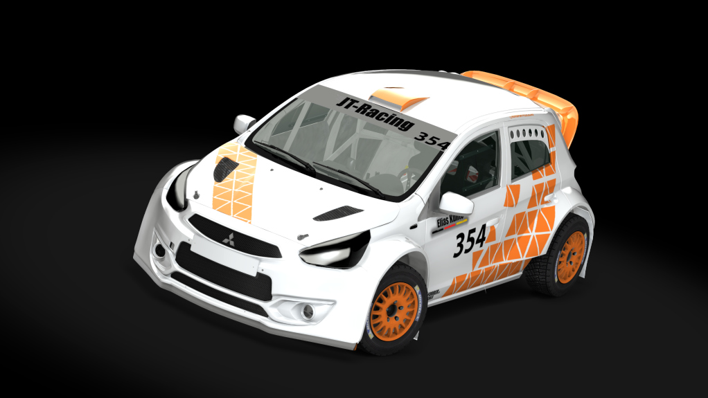 Mitsubishi Mirage RallyCross 3b, skin JT Elias
