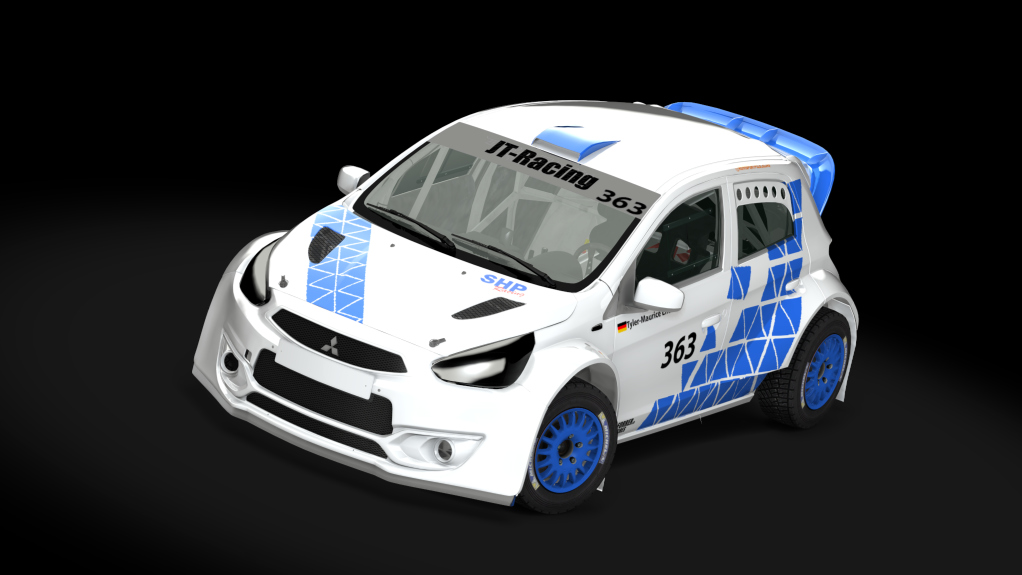 Mitsubishi Mirage RallyCross 3b, skin JT Tyler