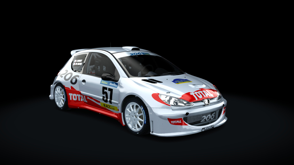 Peugeot 206 S1600, skin Cedric Robert 2001