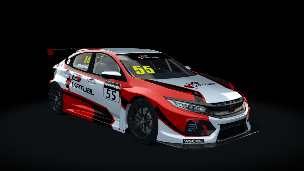 Honda Civic Type R TCR Fk7 2B , skin 55_tcr_virtual