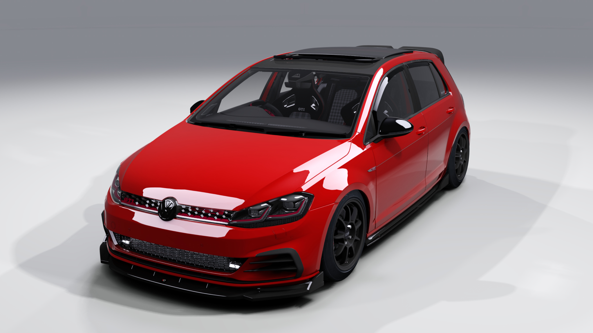 UKSM VW Golf GTI 7.5 Stage 3 RHD, skin Tornado Red