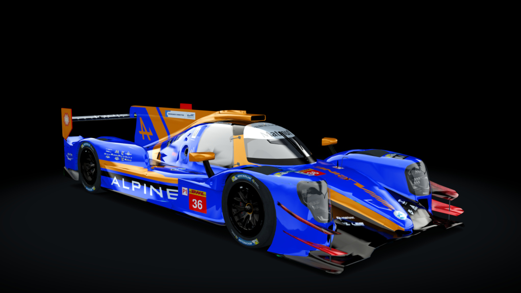 Rebellion R13 v8  AC cup, skin Alpine