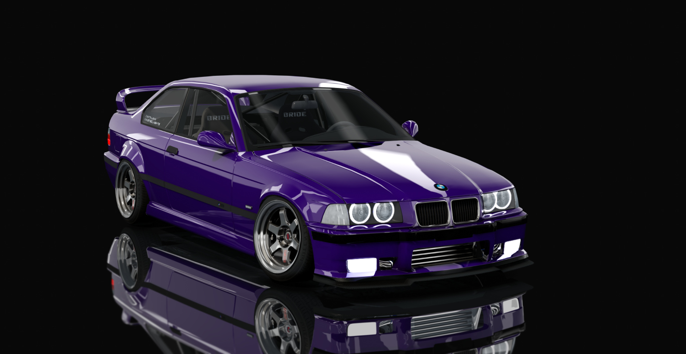 BMW 328i E36 RB26 2b, skin 02_Purple