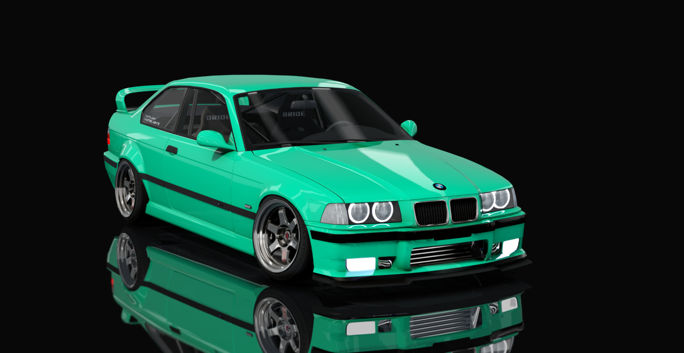 BMW 328i E36 RB26 2b, skin 06_Green