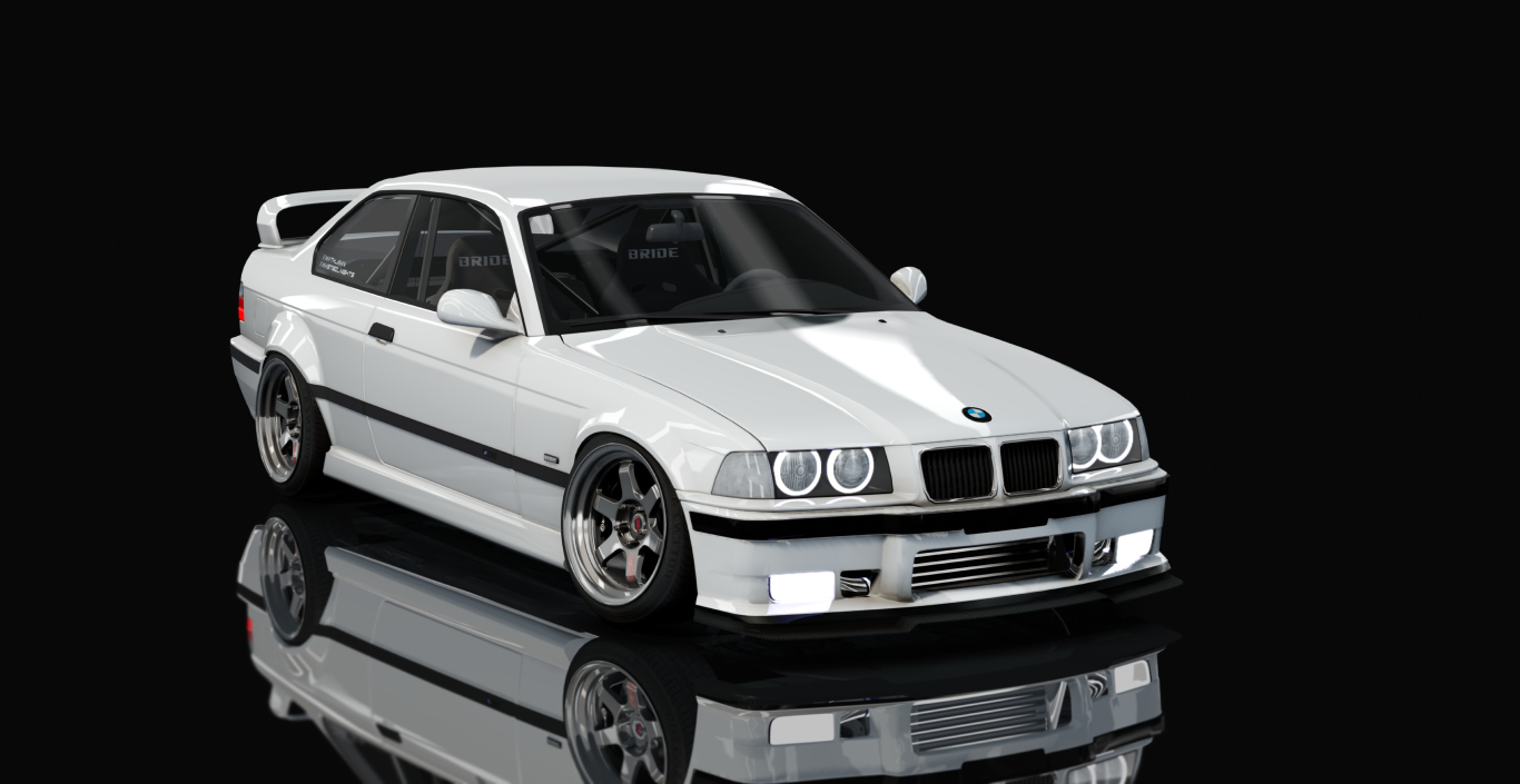 BMW 328i E36 RB26 2b, skin 12_White