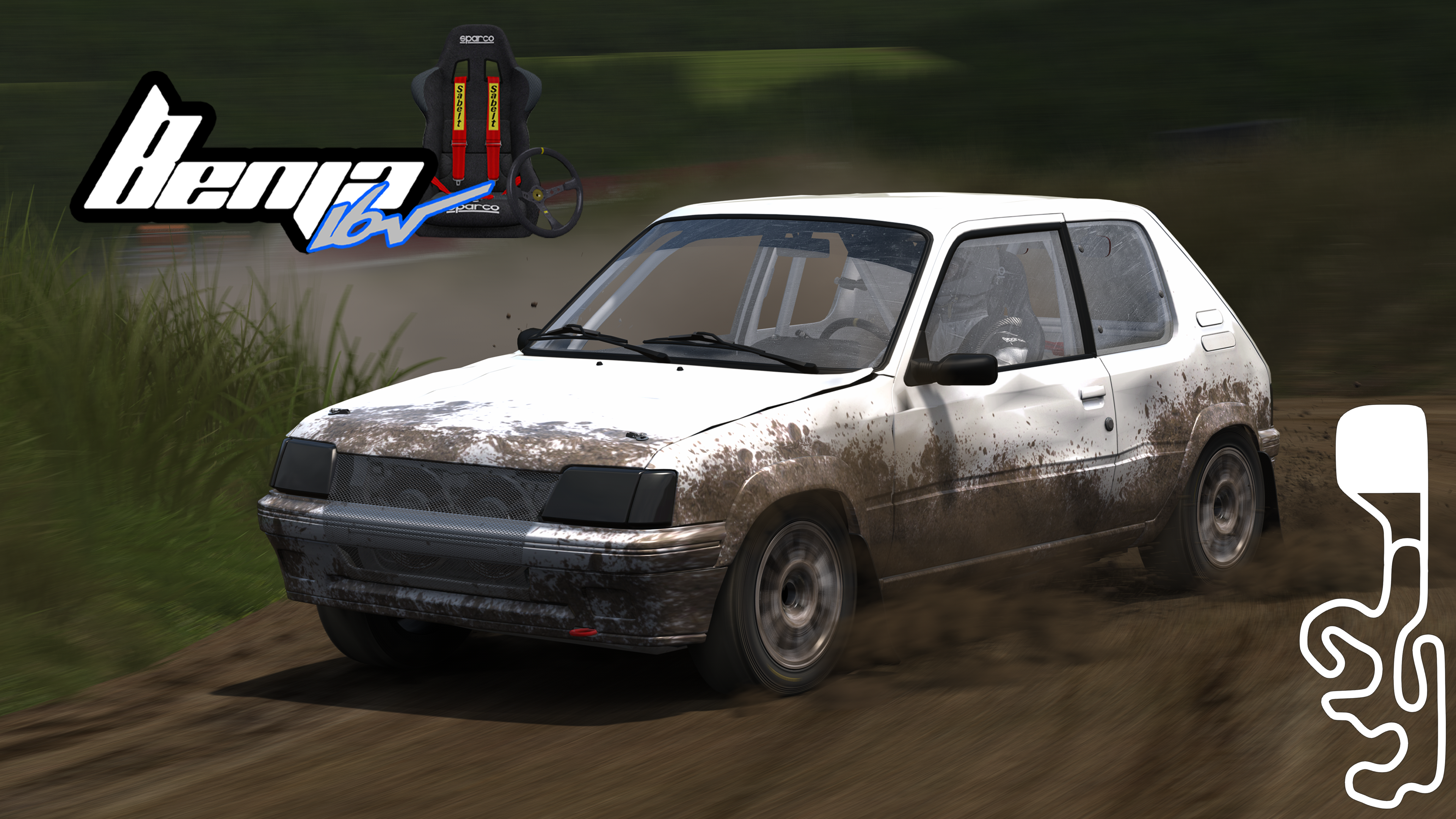 Autocross, layout autocross_gravel_benja16v