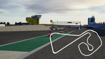 Sachsenring, layout trackday